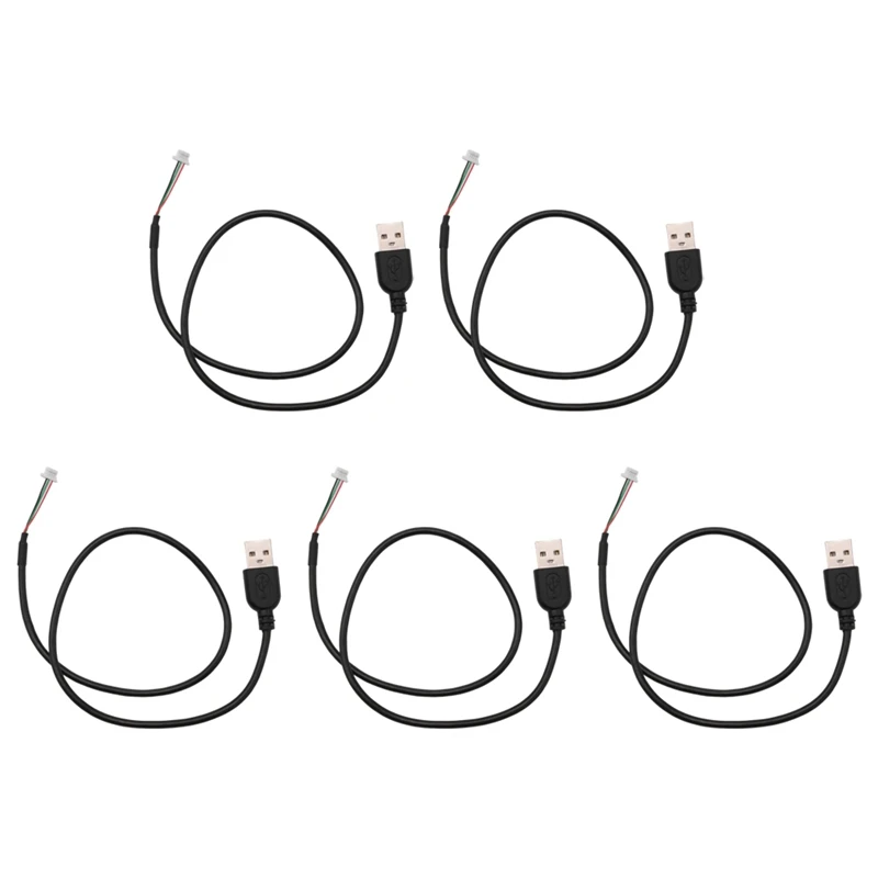 5ชิ้นสายเชื่อมต่อ USB เพื่อ5Pin 1.0มม. สำหรับกล้อง USB โมดูลกล้องโมดูลบอร์ด OV5640ความยาว HBV-5640 50ซม. สายอะแดปเตอร์