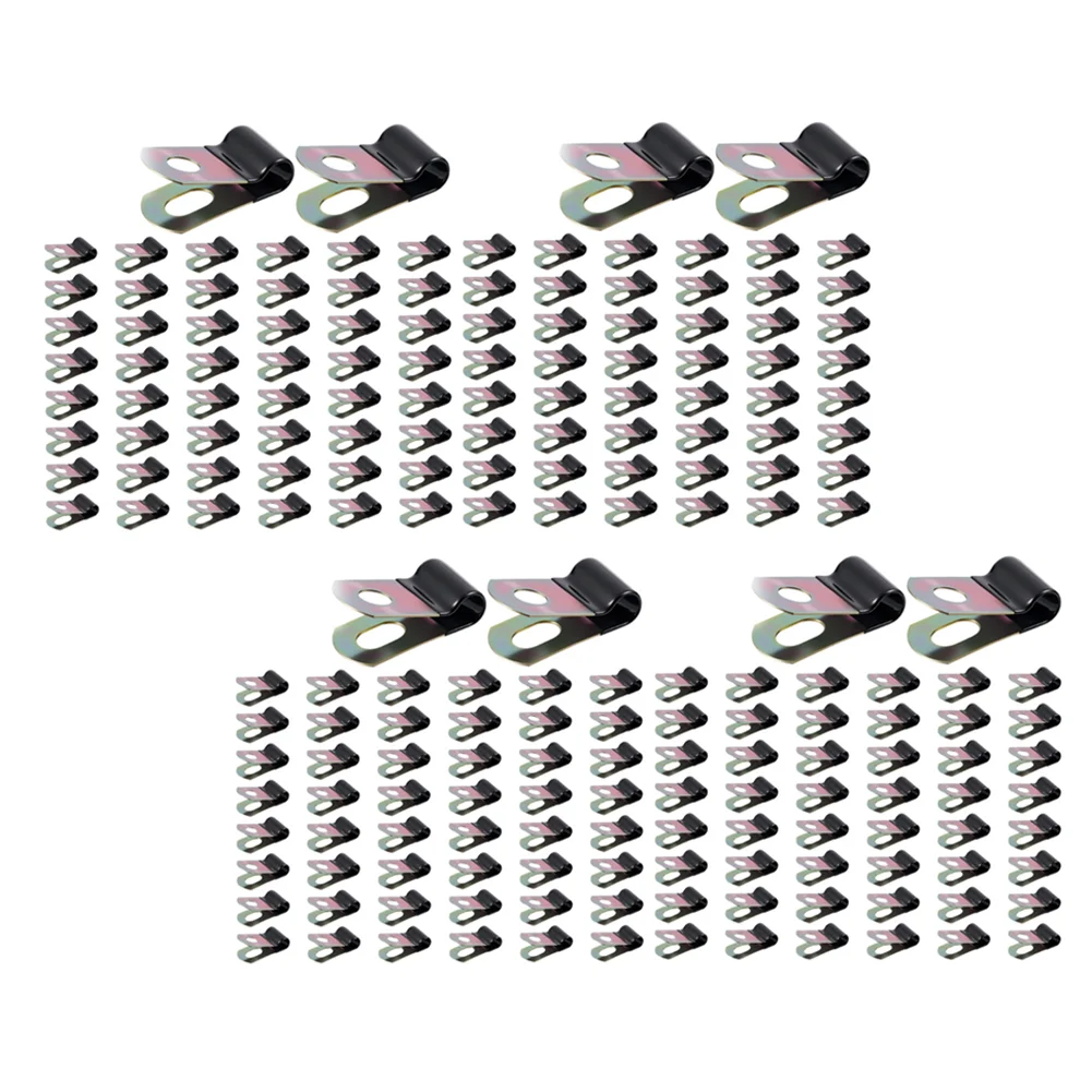 R Shaped Cable Clamps for Attaching Cables to Metal Surfaces Without Slippage During Movement or Vibration Exposure