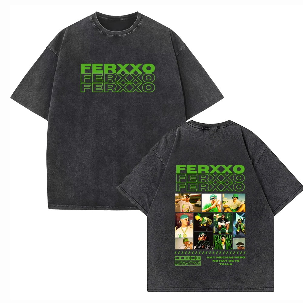 Feid Ferxxo Calipsis Tour 2024 Shirts Vintage Harajuku Summer  Unisex O-Neck Short Regular  Sleeve Cotton T-Shirts