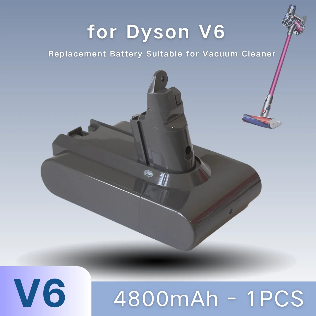 New Vacuum Cleaner rechargeable Battery for Dyson V6 Battery, V6 Series, V6 Absolute、V6 Fluffy、V6 Animal、V6 Motorhead