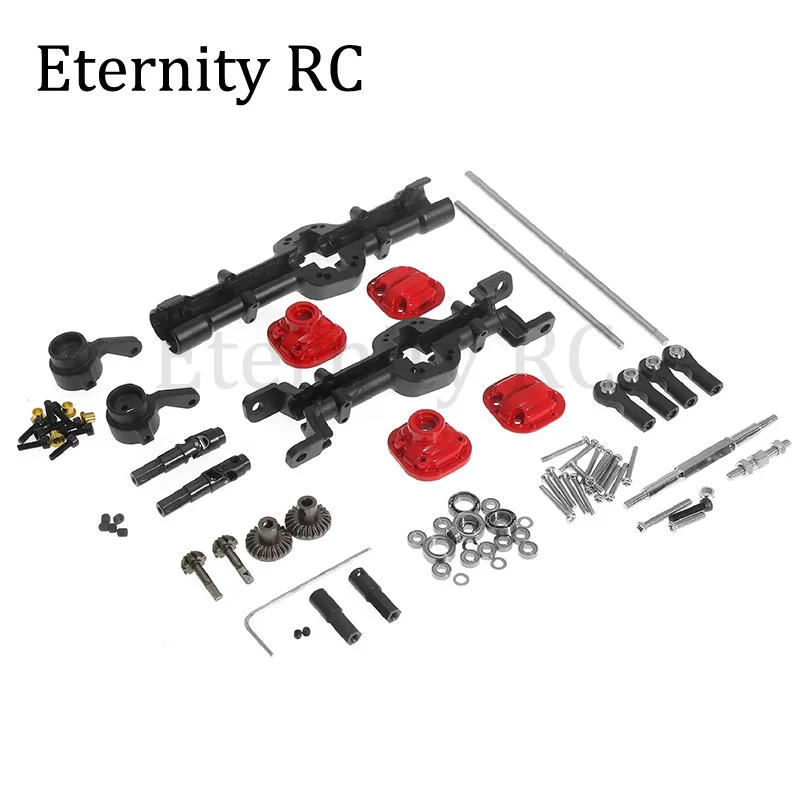 1/12 Scale Metal Front And Rear Axle Upgrade Kit for MN D90 D91 D99 MN99S RC Car Enhanced Durability Accessory Parts