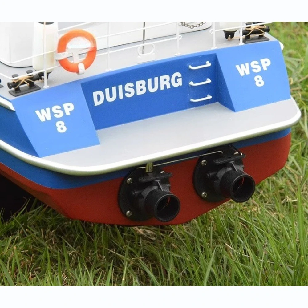 1:/32 DUISBUG 8 KIT di navi Jet Coast Guard telecomandate Versione Kit scafo in fibra di vetro Modello europeo assemblato modello di barca giocattolo