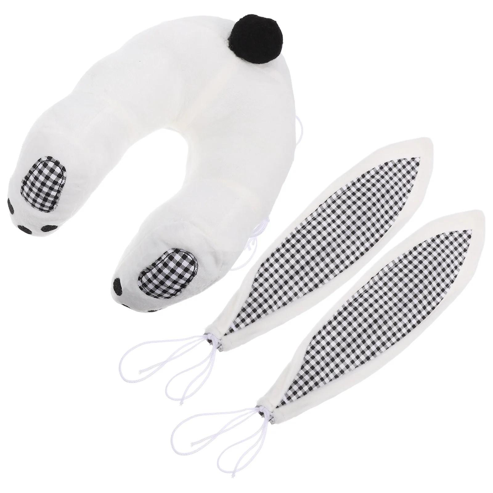 

1Set Easter Bunny Butt with Ears DIY Wreath Decoration Kit Rabbit Tail Accessory Spring Easter Party Holiday Craft Supplies