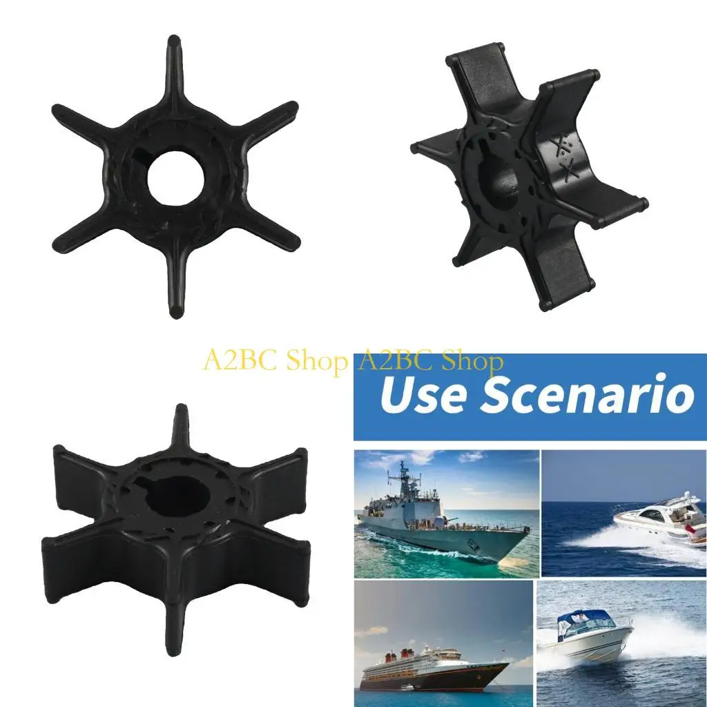 A2BC ABS Water Pump Impeller 68T-44352-00 for 6 8 9.9HP Motors Corrosion Resistant Enhanced Durability