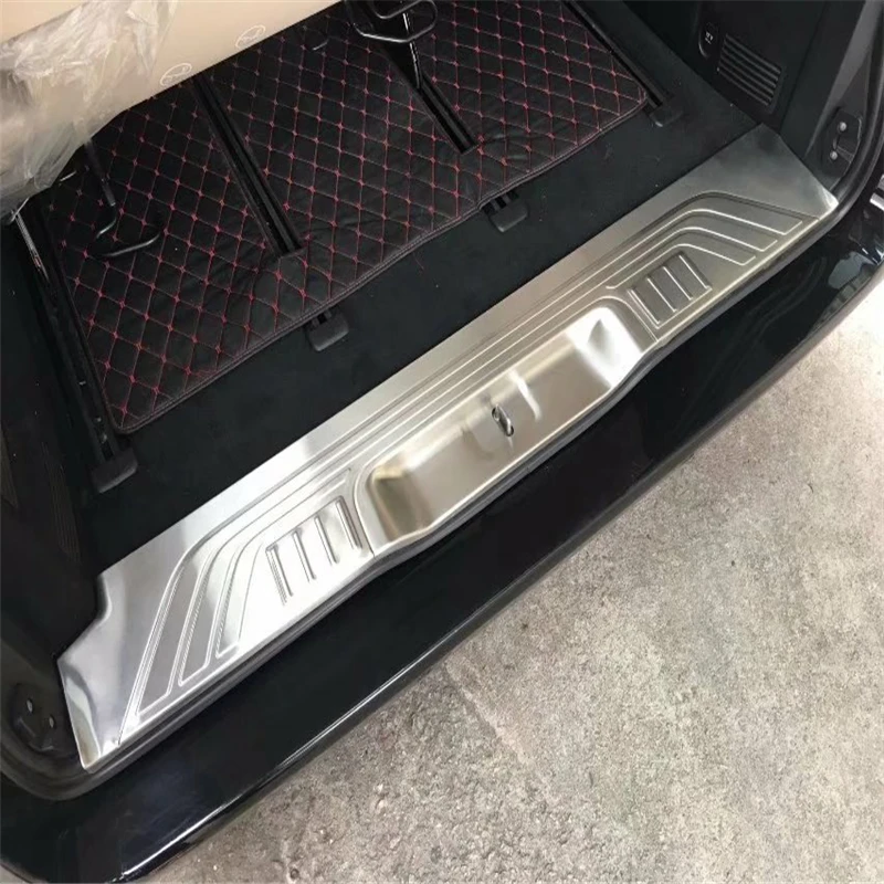 WELKINRY For Benz Vito V-Class V260 Valente W447 2014-2023 EQV Metris Car Tail Rear Box Gate Trunk Doorsill Threshold Pedal Trim