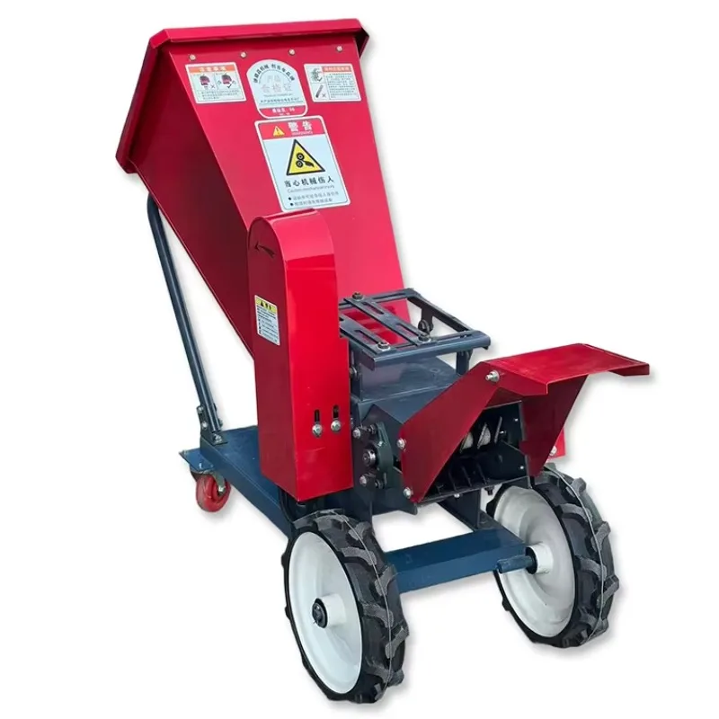 Wood shredder Bamboo shredder Grinder Branch shredder Portable wood chipper
