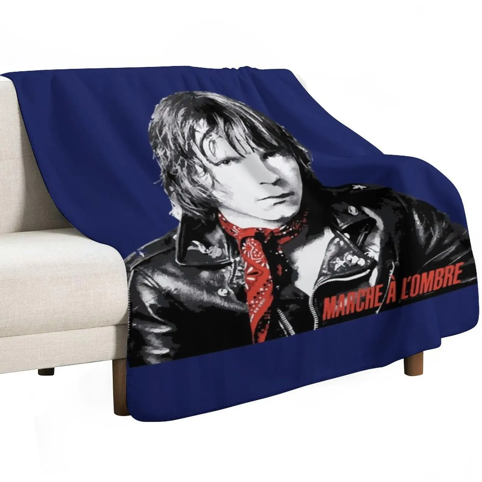 Classique Vintage Renaud France Bel Homme Dr?le classique Throw Blanket Durable Warm Blanket for Daily Home Use