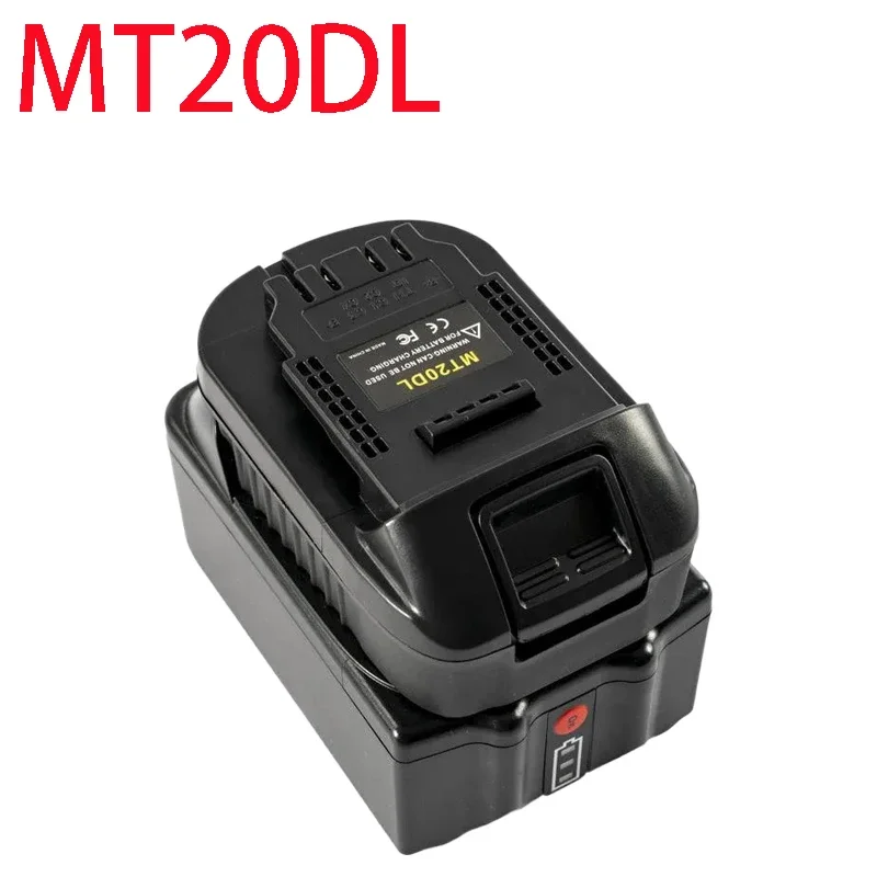 Convert for Makita 18V Bl1830 Bl1860 Bl1815 Li-Ion Batteries for Dewalt 18V 20V Dcb200 Li-Ion Batteries MT20DL Battery Adapter