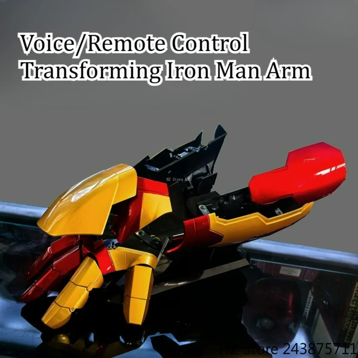 

Железный человек Рука 1:1 MK42 Броня Носимая рука Пульт дистанционного управления и голосовое управление Косплей Модель Игрушка Электронный Железный человек Рукавицы Бесконечности