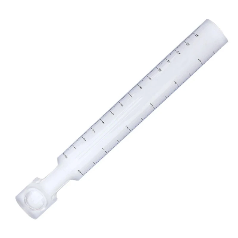 Portable 10x  Bar Magnifier Ruler Fitting for Reading Small Prints & Document Quality Acrylic Material Made