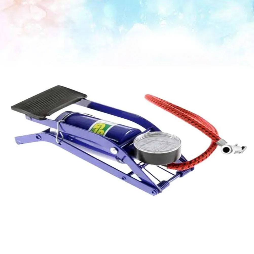 

1Pcs Premium Portable Pump Pedal High Pressure Pump for Road Bike Tires Rust Proof Dust Proof Sturdy Long Service