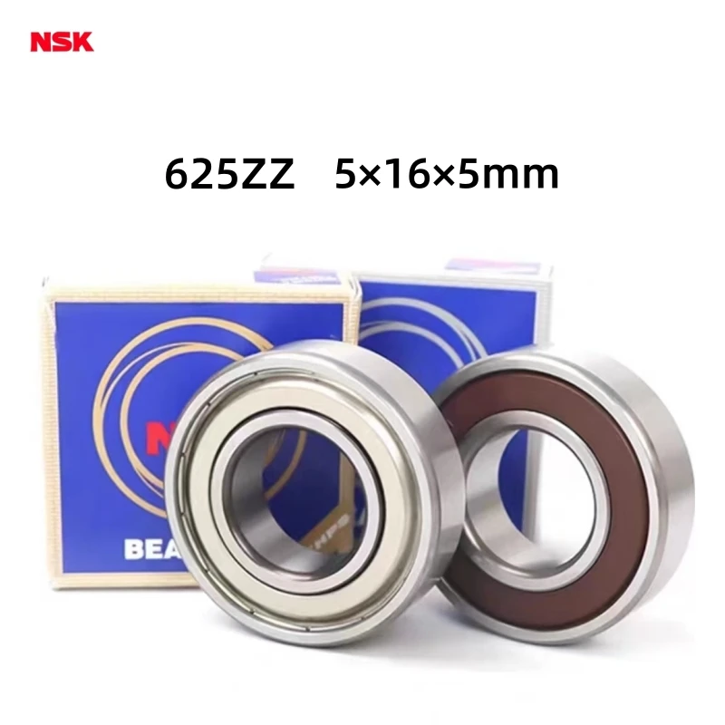 

3D printing of miniature high-speed motor bearings, 625ZZ Japan, NSK, ABEC-7(5/10 pces), 625ZZ,5x16x5mm.