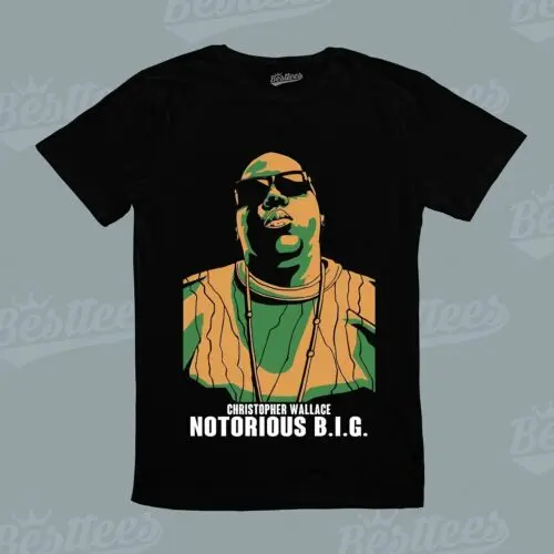 Men/Women/ Notorious B.I.G Smalls American Rapper Gangster Music Rap T-Shirt