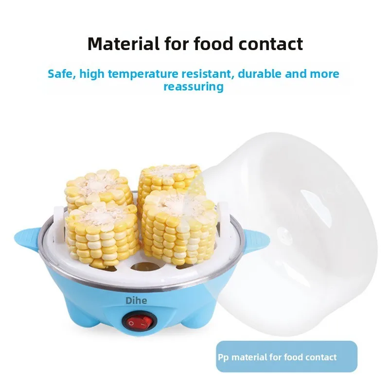 多機能電気卵ボイラーシングル二層卵調理器 110 V/220 V ミニ蒸し器密猟者キッチン調理機