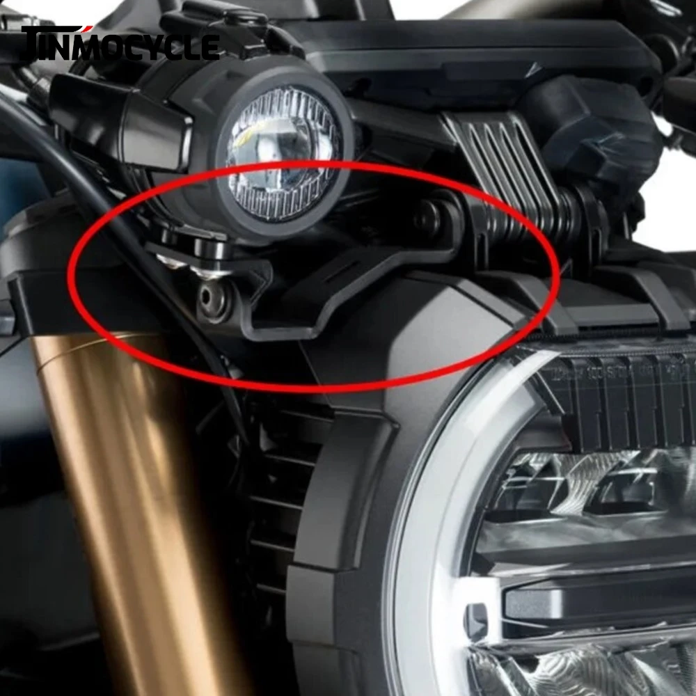 Motorcycle Accessories For Honda CB650R Neo Sports Cafe Radiator Guard 2019 2020 2021 Fog Lamp Auxiliary Light Bracket Parts