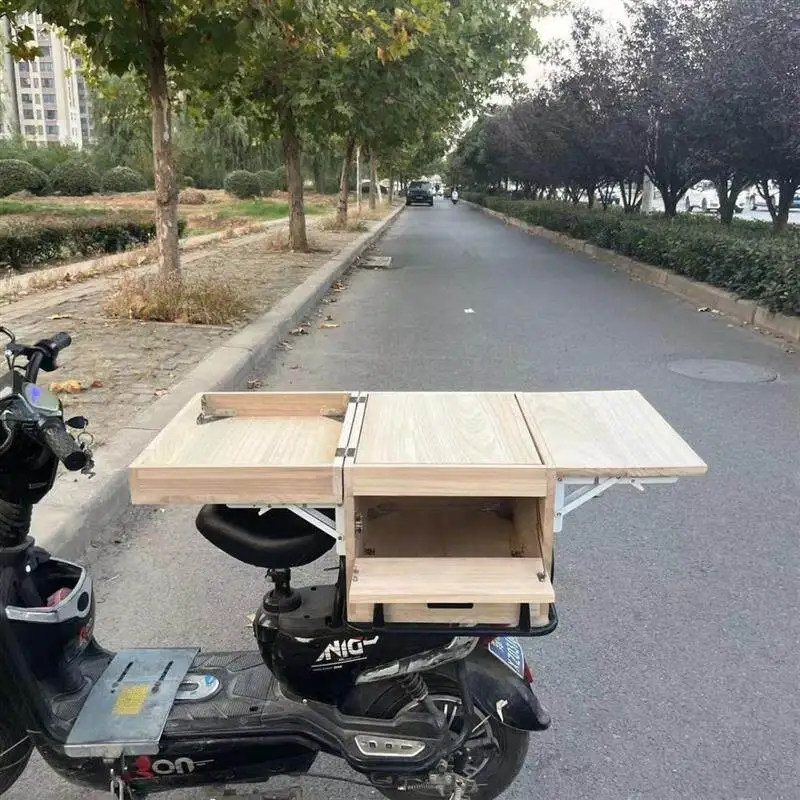 

Stall box foldable stall mobile assembly bag wooden board hardware