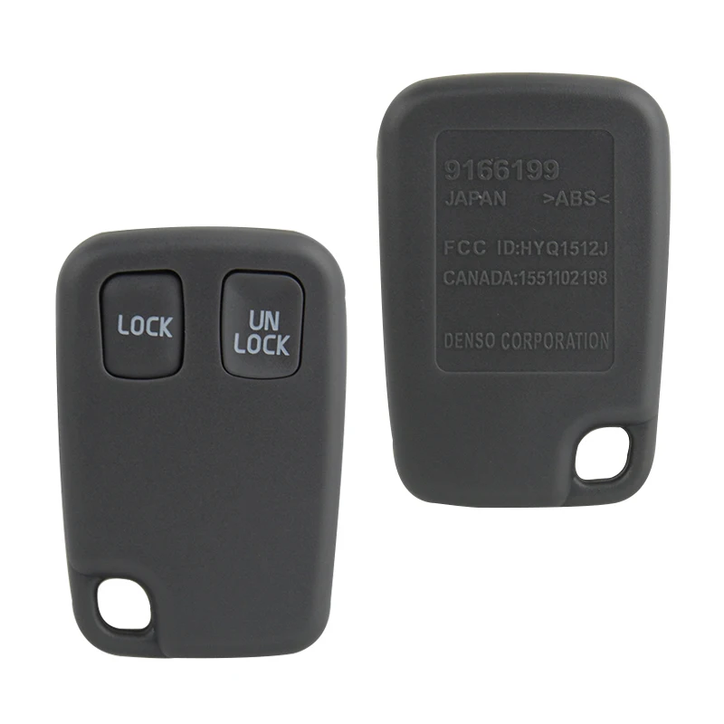 Okeytech 2 Knoppen Keyless Entry Remote Auto Key Cover Case Fob Vervanging Shell Voor Volvo S40 S60 S70 S80 V40 V70 Xc90 Xc70