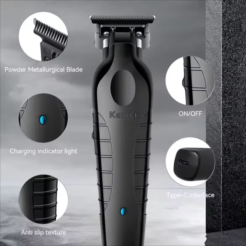 New professional electric hair clipper multifunctional hair trimmer oil head electric hair clipper USB charging cordless Barber