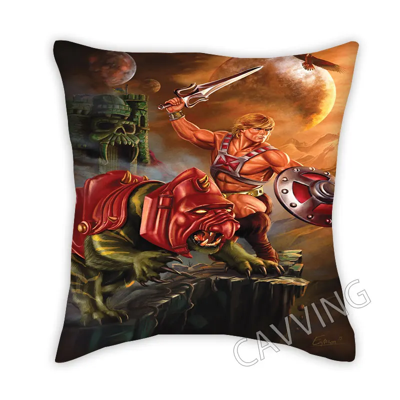 

He-Man and The Masters of The Universe 3D Printed Polyester Decorative Pillowcases Cover Square Zipper Case Fan Gifts Home Decor