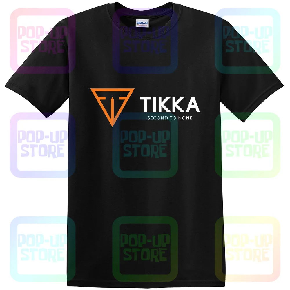 New Tikka Logo Second To None Tee Sako Finland Sniper Riffle mens T-Shirt S-2XL