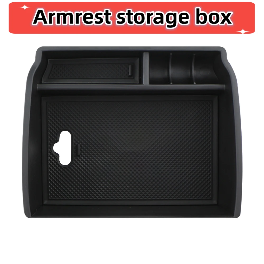 Per Toyota Fortuner Hilux Innova Revo AN120 AN130 AN160 2016-2022 Car Central bracciolo Storage Box Center Console Organizer