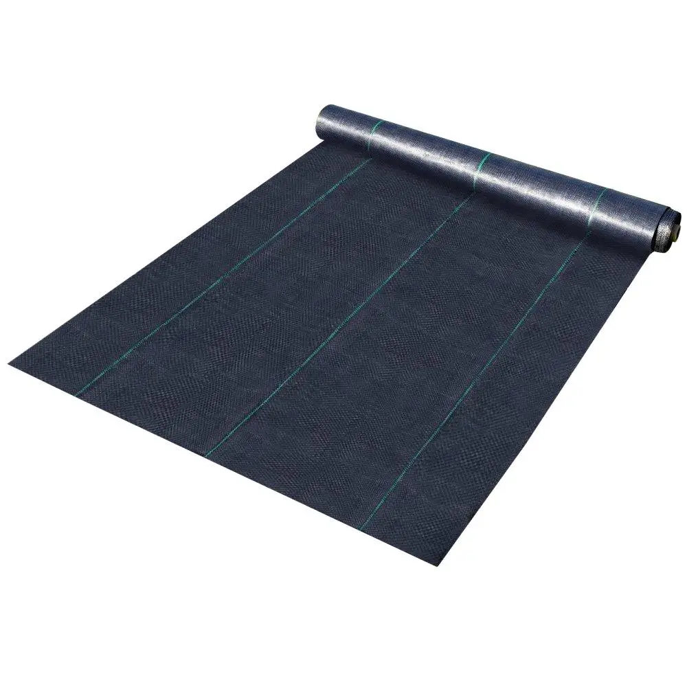 

Heavy Duty Weed Barrier Fabric Outdoor Garden Lawn Ground Cover 6'x250' PP Easy Setup for Driveway and Garden Supplies