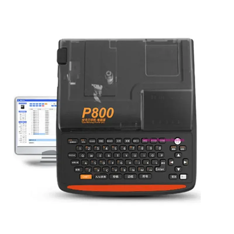 

P800 Wire Number MachineTube Printer Portable Label Printer Ribbon Sticker Automatic Number Machine Electronic Heat Shrink