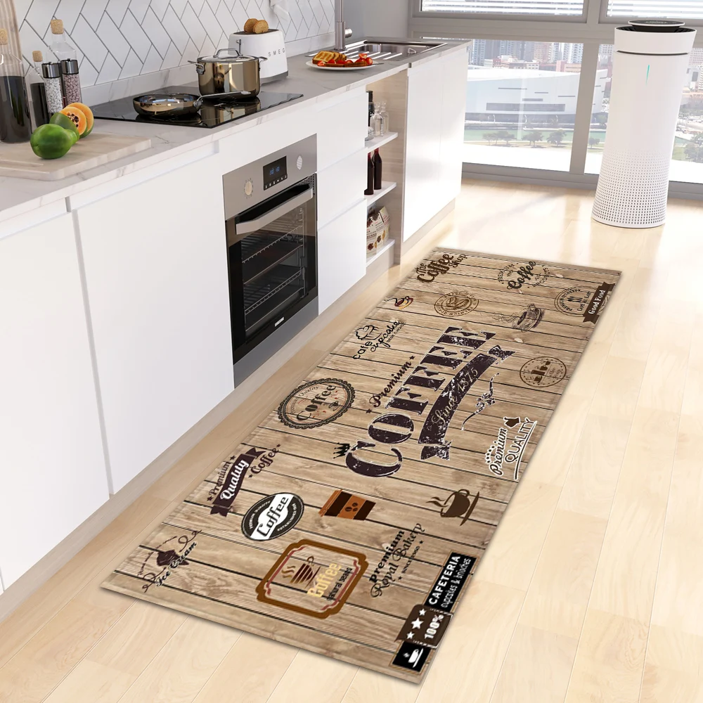 Tapis de sol de cuisine, paillasson d\'entrée de couloir, de maison, de salon, de chambre à coucher d\'enfants, Long, porte de bain, tapis de pied