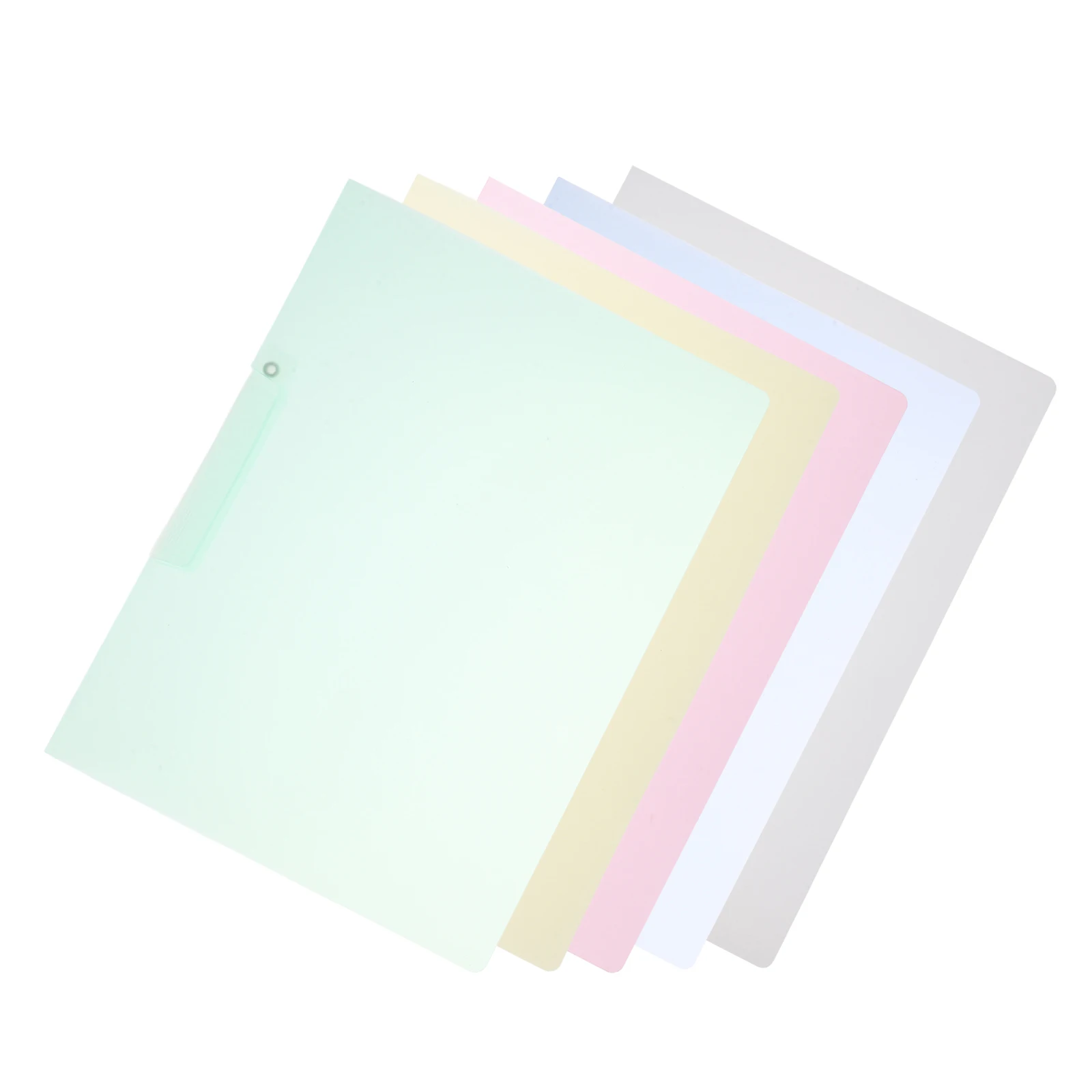 

5pcs Clear Report Covers Sliding Bar Office File Folders Document ganizer Paper Holders Resume Files Lightweight Desk Portfolio
