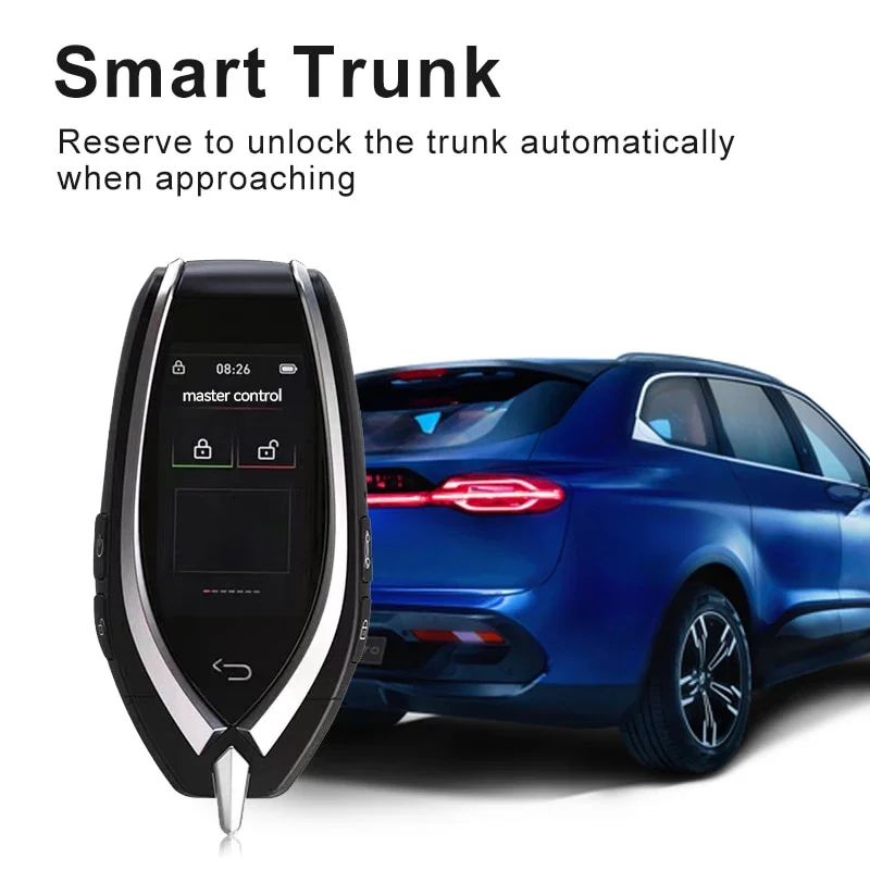 2023 Car Remote Touch LCD Screen Car Smart Key for Start Stop Cars