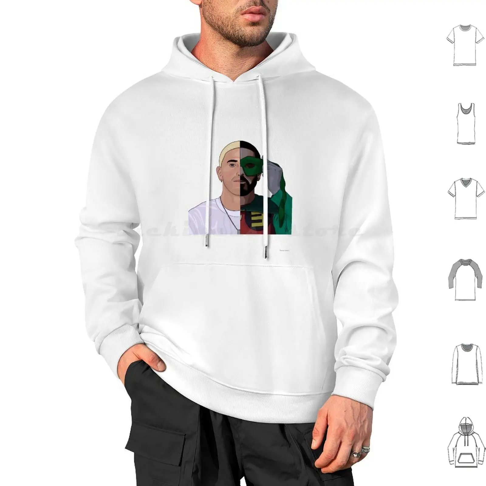 Coup De Grace Houdini Hoodie cotton Long Sleeve Houdini Slim Shady Graphic Comic Rap Boy Moms Spaghetti Goat Coup De Grace