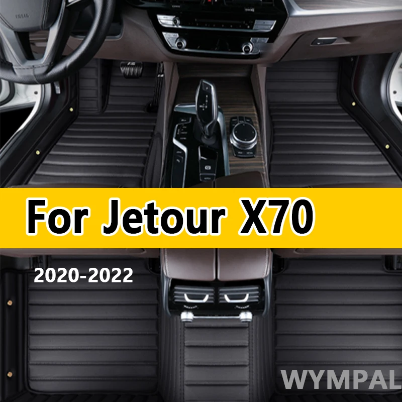 

Luxury Car Floor Mats For Jetour X70 Seven Seats 2020-2022 Custom Auto Foot Pads Automobile Carpet Cover Interior Accessoriess