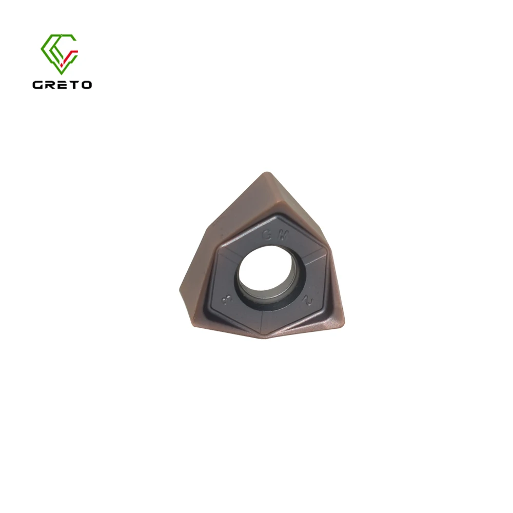

GRETO WNMU080608EN-GM GT4202 GT4204 Cemented Carbide Tools For Milling Cutter WNMU 080608 WNMU08 0608EN-GM Milling Inserts