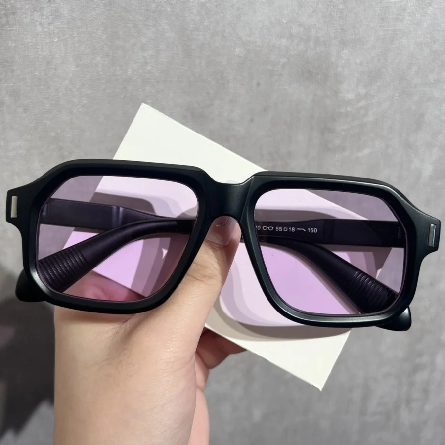 1 Stück Unisex-Sonnenbrille Neues Klassisches Retro-Design Übergroßer Quadratischer Rahmen Stilvolles Vielseitiges Trendiges Design für Paare Tägliche Ausflüge Autofahren