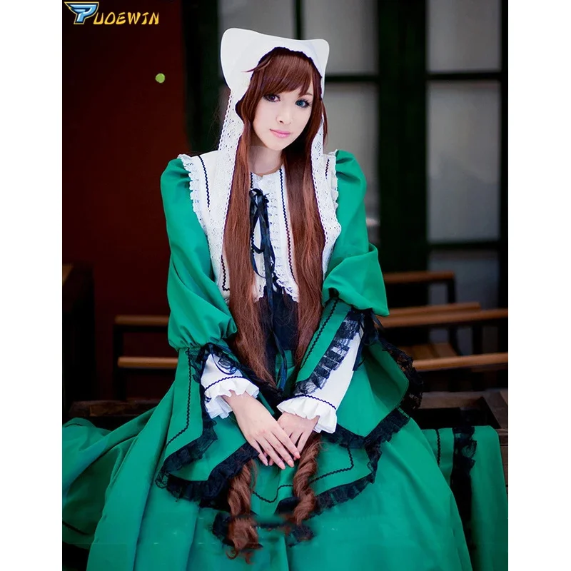 DY20روزن البكر SuiSeiSeki تأثيري حلي فستان أخضر هالوين اليشم ستيرن سوي سيكي تأثيري حلي25