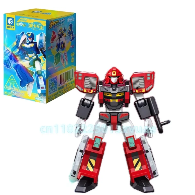 SEMBO メタルカード ロボットブロック 8ピース