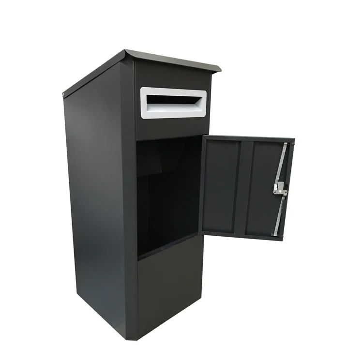 Custom Large Outdoor Parcel Drop Boxes Delivery Box Large Parcel Drop Box For Mail Letter Post And Smart Metal Home