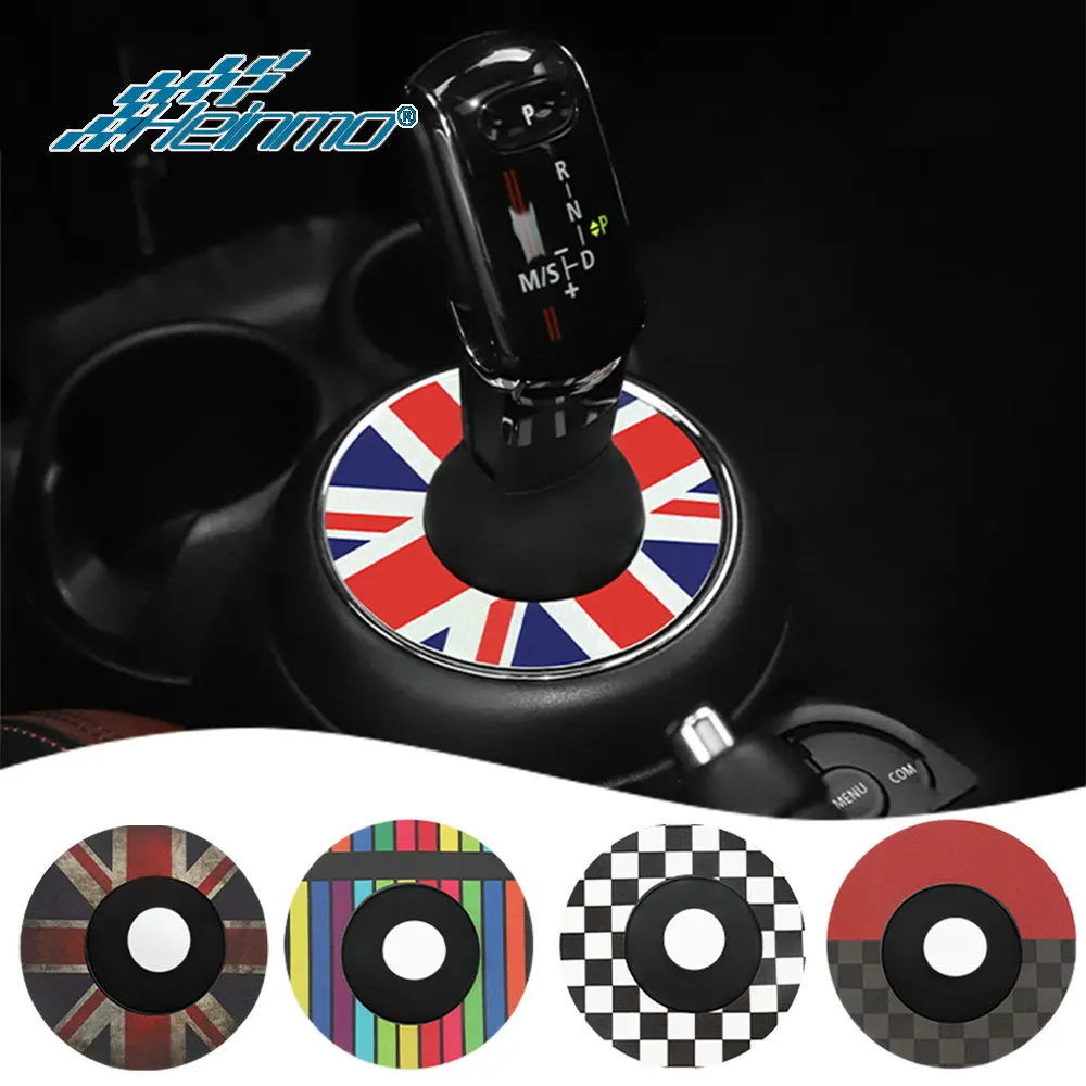 

For MINI Cooper F54 F55 F56 F57 F60 ABS Leather Car Central Control Shift Gear Knob Lever Dust Cover Shell Interior