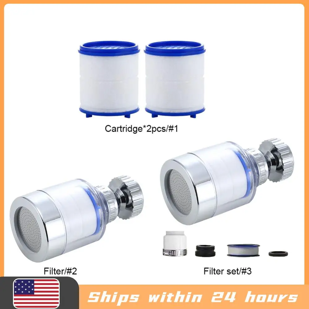 

Набор из 1-5 штук: Вращающийся на 360 градусов фильтр для воды на кран, удаляющий хлор и тяжелые металлы, для душа и ванны ﻿