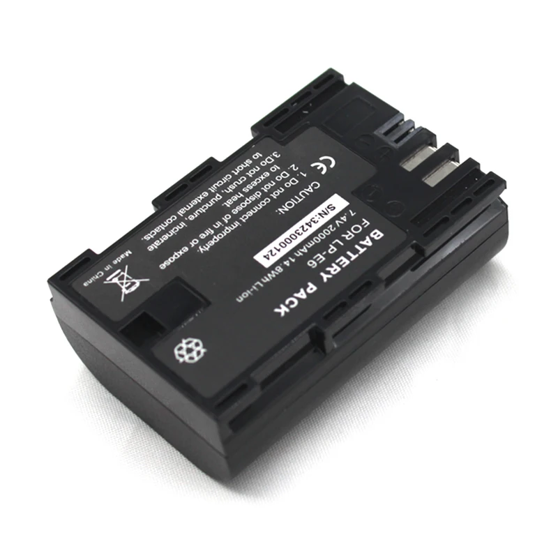 7.4V 2000mAh Battery LP-E6 for Sino T300 Li-ion Battery