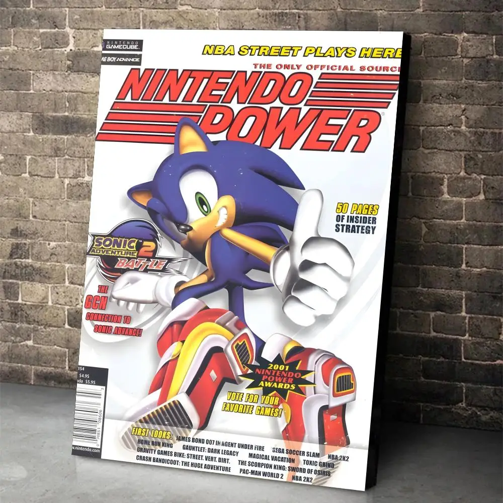 Sonic The Hedgehog Poster-Aufkleber Wandbild Selbstklebende Dekoration für Schlafzimmer Wohnzimmer Zuhause HD-Wandaufkleber Geschenk – Detail 9