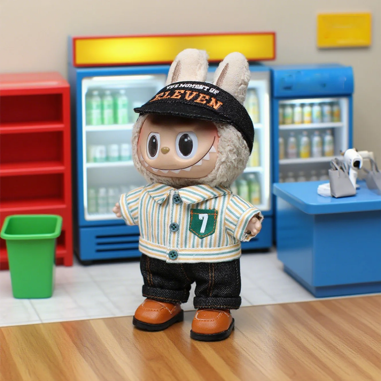 لكوريا Kpop 17 سنتيمتر Labubu V3 V2 V1 متجر مريح ملابس دمى الزي اكسسوارات أفخم دمية الملابس طفل هدية