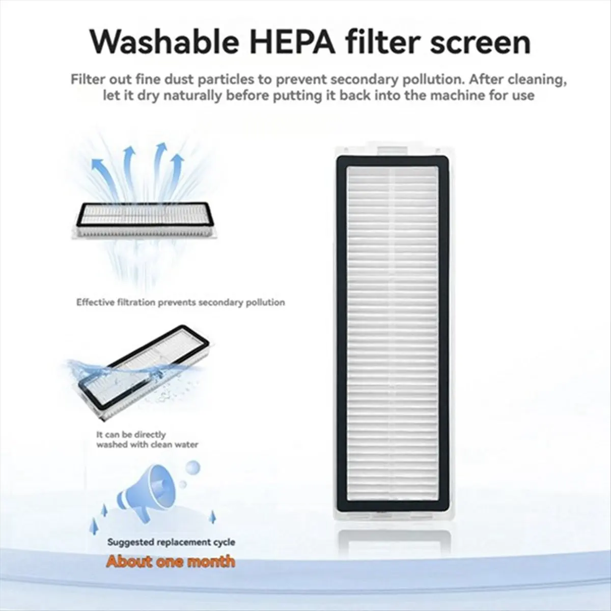 DT77 18PCS for Xiaomi Mijia M40S/OV31CN Vacuum Cleaner Accessories Main Roller Side Brush Hepa Filter Mop Cloth Dust Bags view 2