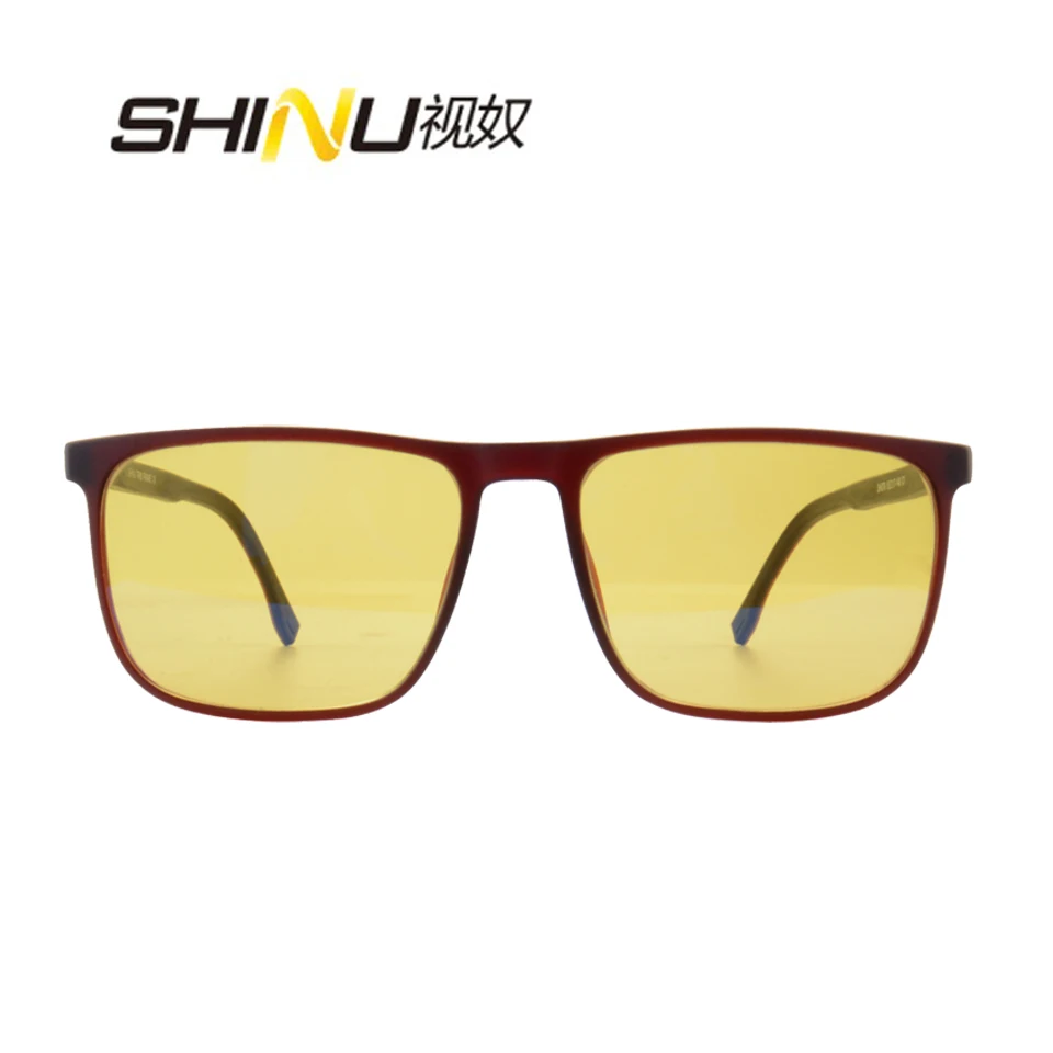 SHINU Gelbe polarisierte Brille für Nachtsichtbrille, die Fische fährt, UV400-Sonnenbrille für Herren