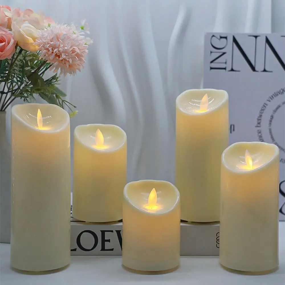 Vela eletrônica criativa sem chama, balanço decorativo, velas sem chama, portátil, recarregável por usb, quente, brilhante