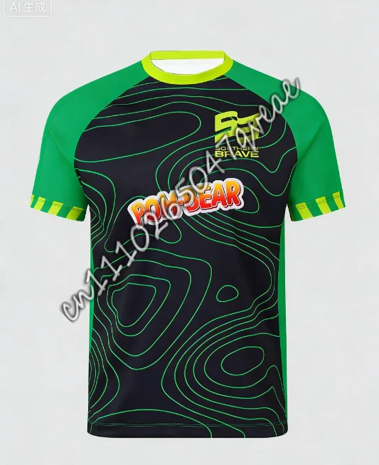 

Футболка-джерси для мужчин и женщин 2026 Summer Northern Superchargers & Southern Brave, свободного кроя, оверсайз, быстросохнущая, спортивная одежда для детей и взрослых