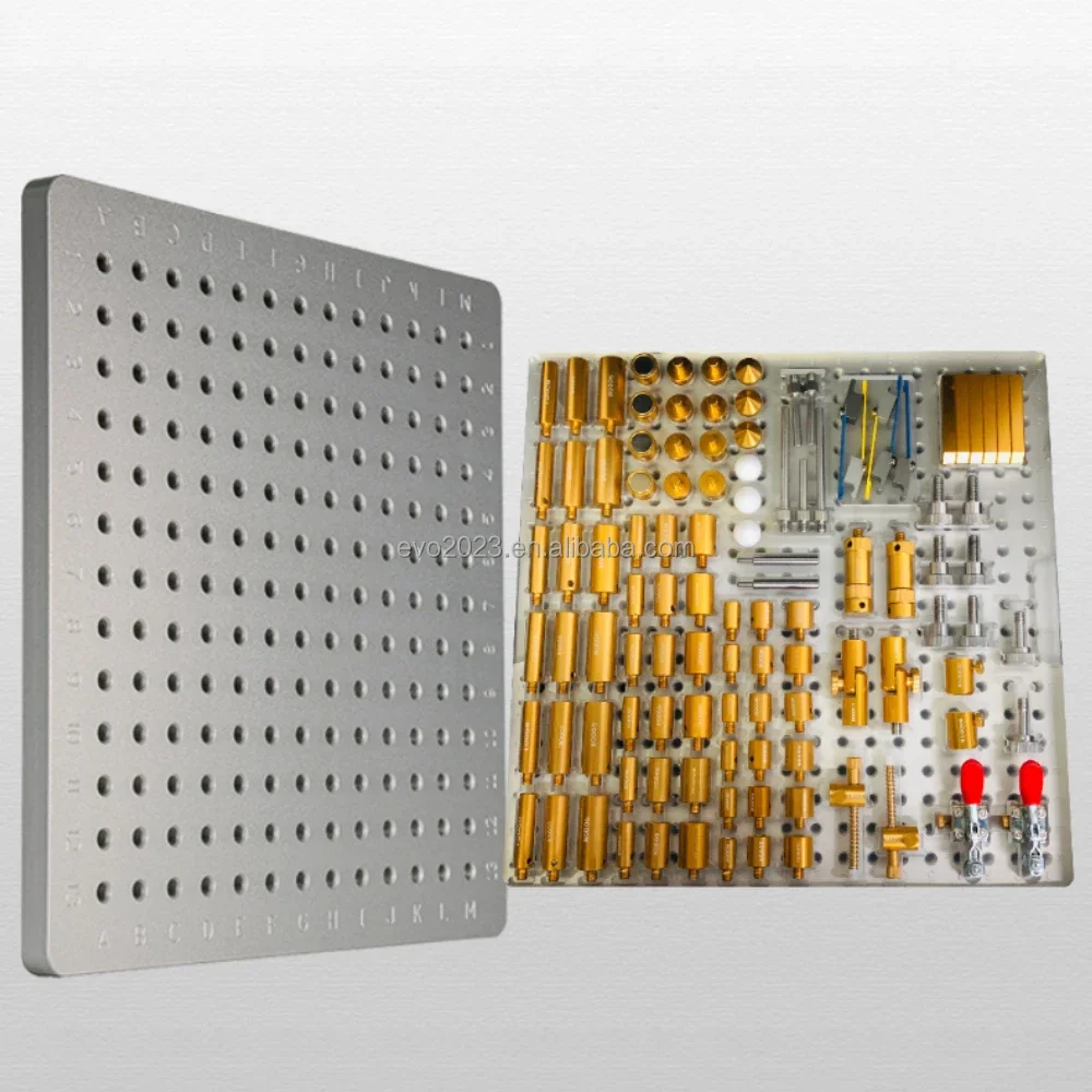 CMM 98pc Fixtures Kits fix the workpiece on the Coordinate Measurement Machine