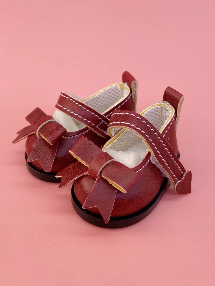 5cm 1/6 Scale Doll ShoesToy Shoes For Mini Mia & 20cm KPOP plush dolls Lovely Handmade 1:6 Accessories for Girls Puppet Toys