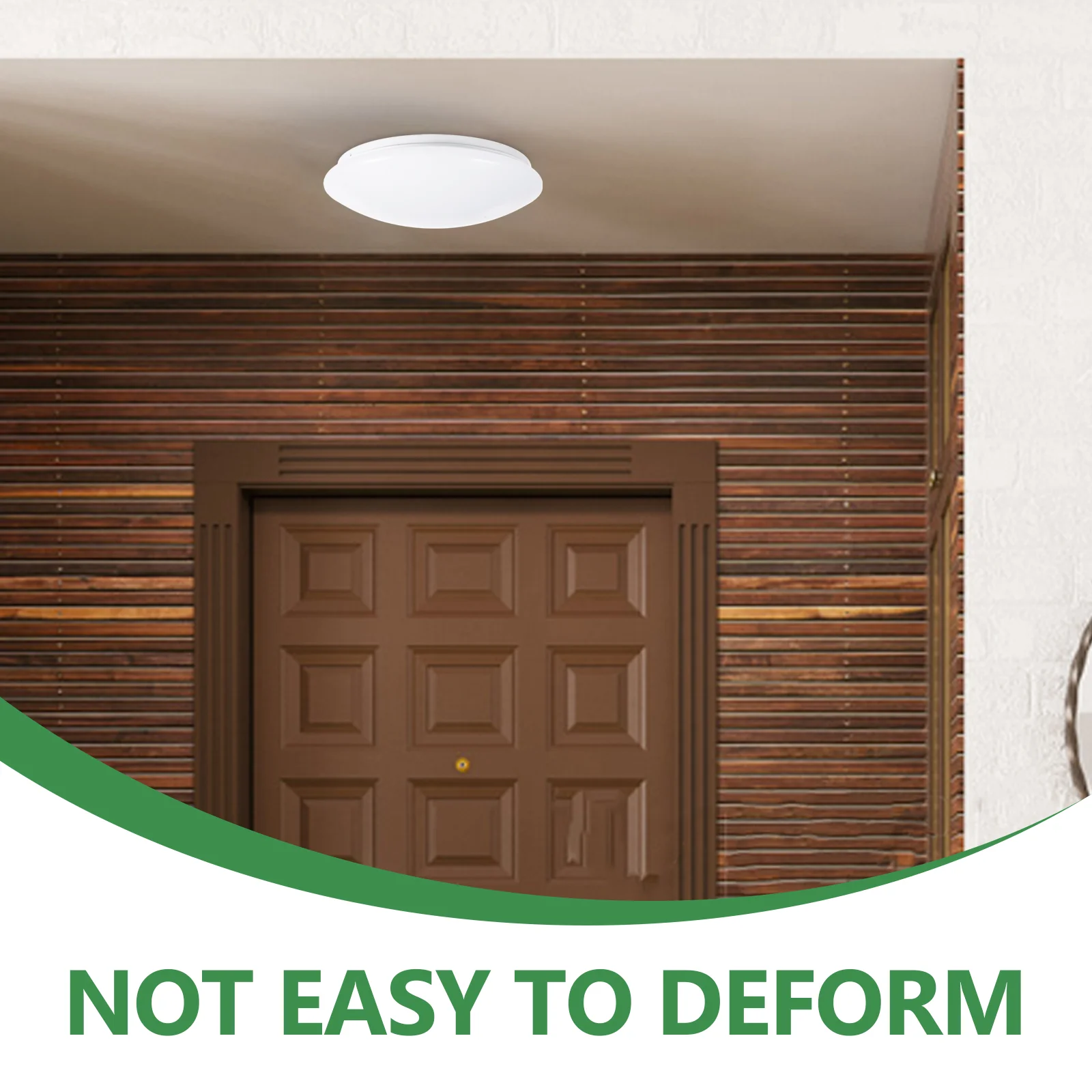 1 LED 190mmPC Round Lampshade for Bedroom Easy Install Space Saving Soft Light Diffuser Ceiling Cover Replacement