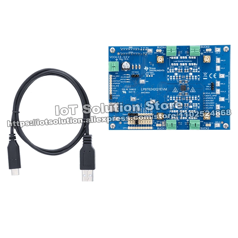 LP876242Q1EVM Automotive evaluation module 4A + 3A + 3A + 2A functional safety-compliant buck converters for radar